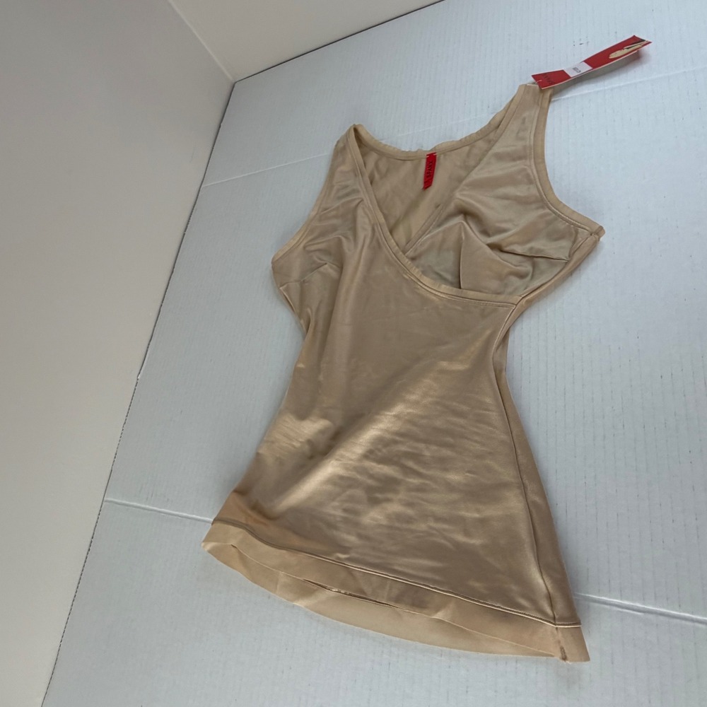 SPANX Wrap Camisole Nude Beige A213285 NEW! XS Shapewear Bodycon Nylon
